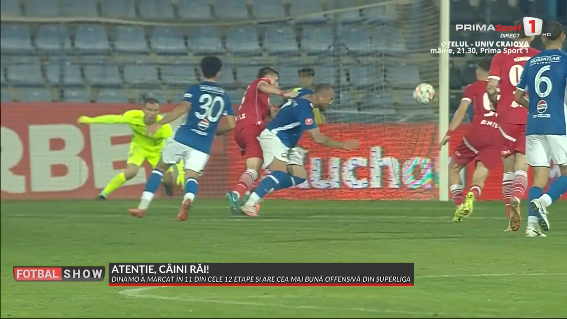 Farul - Dinamo: penalty-urile cerute de Alibec