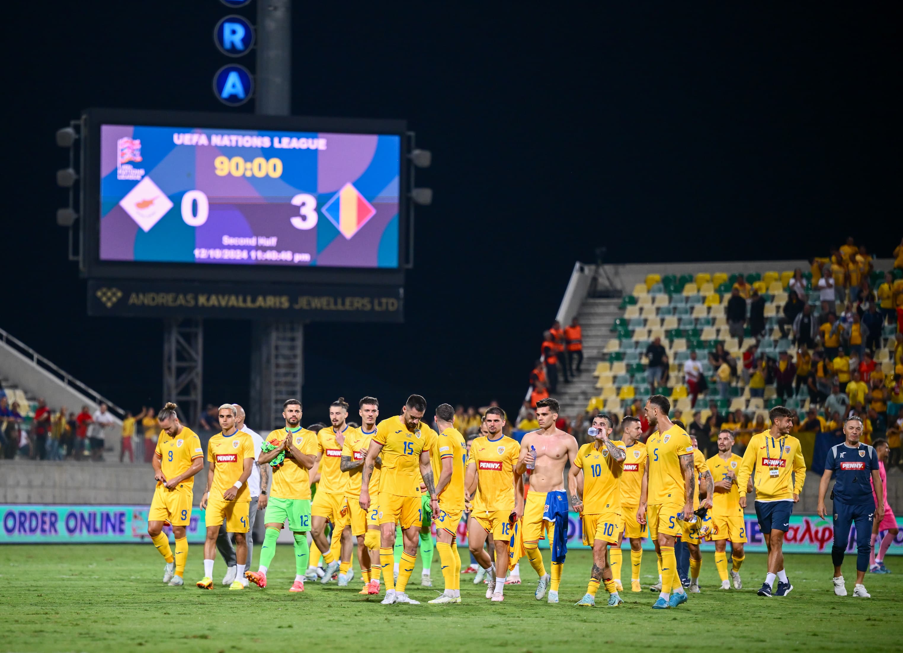 Bucurie după meci Cipru - România / Foto: Raed Krishan - GOLAZO.ro