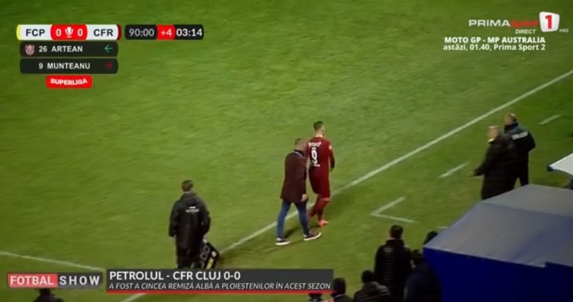 Conflict Louis Munteanu - Dan Petrescu. Capturi Prima Sport