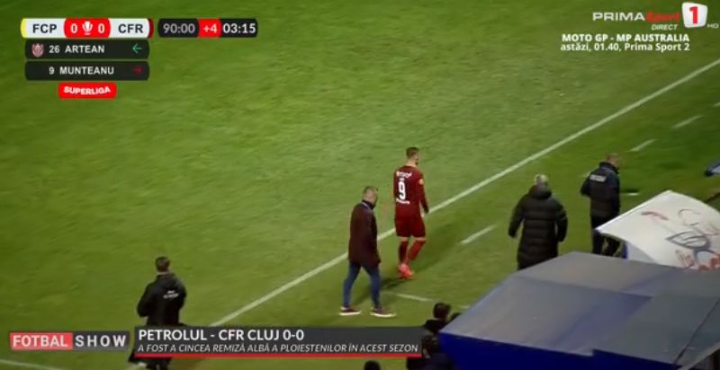 Conflict Louis Munteanu - Dan Petrescu. Capturi Prima Sport
