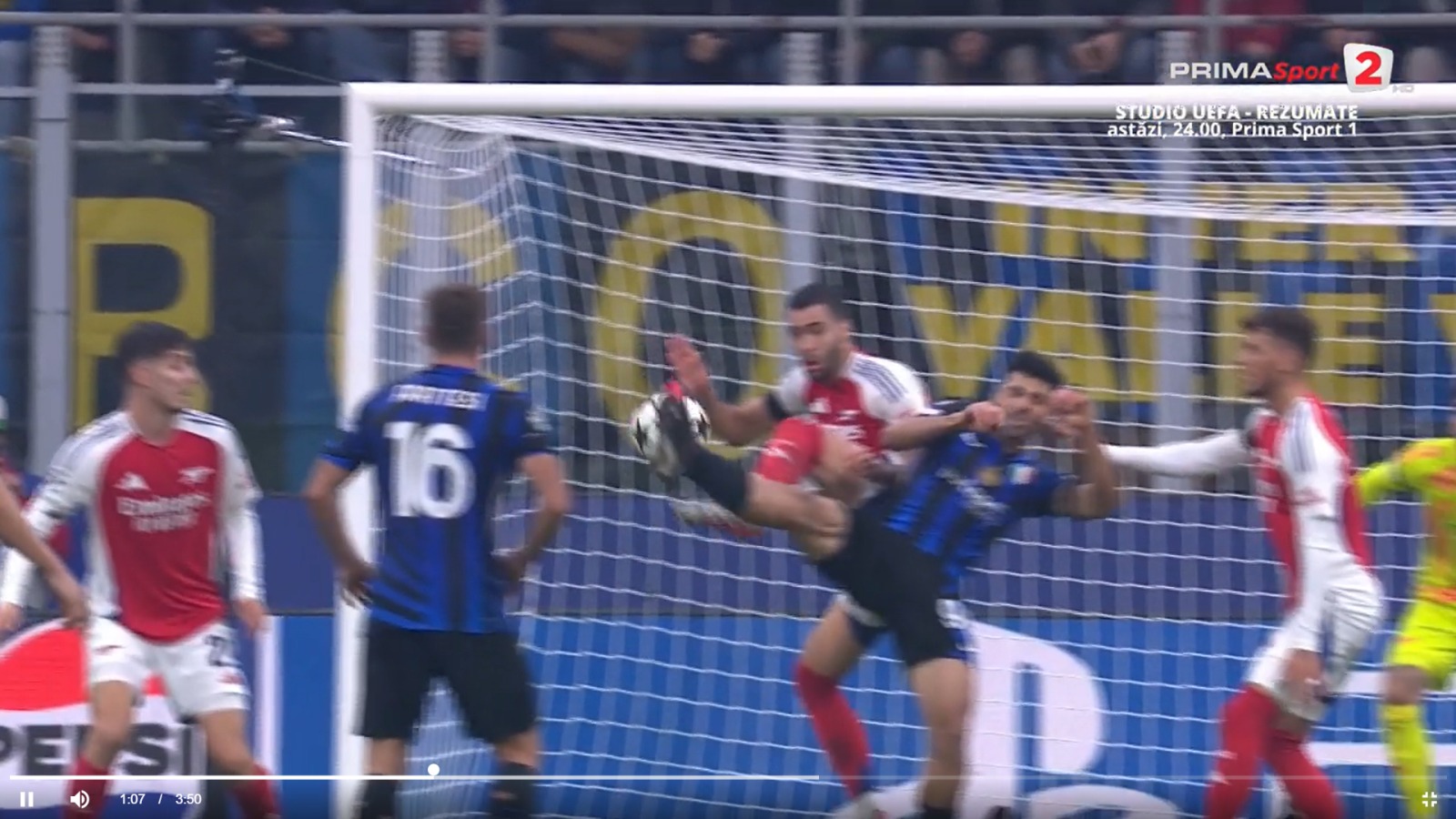 Hențul lui Mikel Merino (foto: Prima Sport 1)