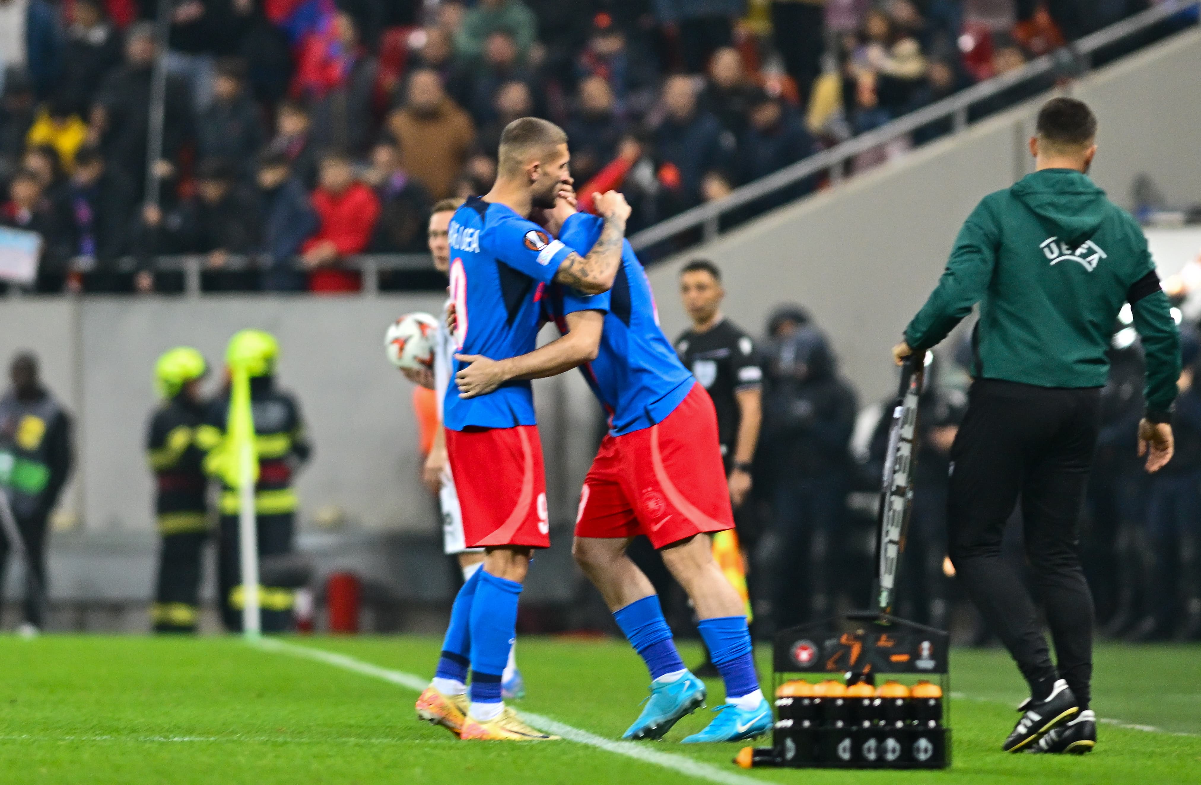 FCSB - Midtjylland 2-0 Campioana României, tot mai aproape de calificarea în primăvara  Europa League