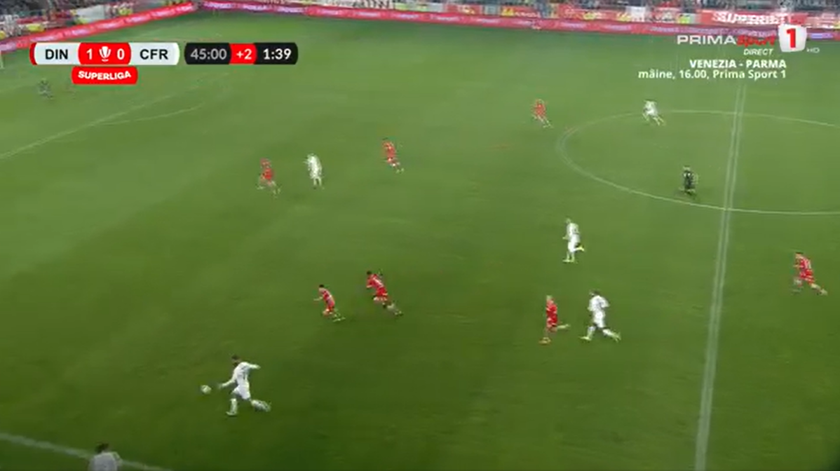 Golul lui Louis Munteanu din Dinamo - CFR