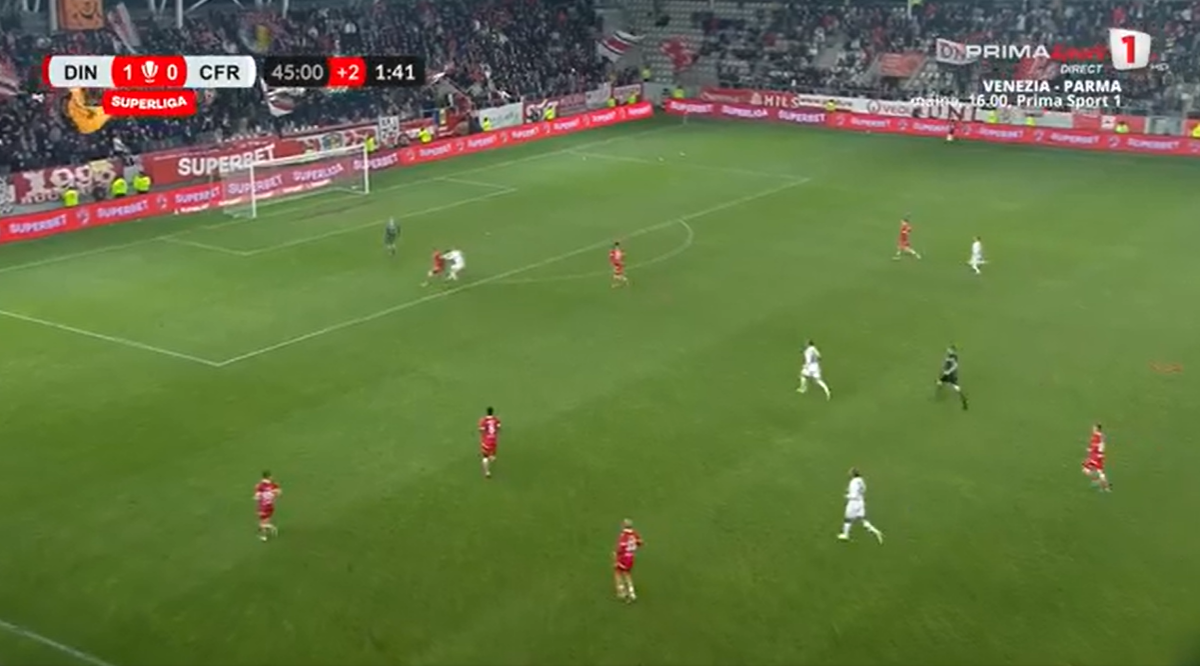 Golul lui Louis Munteanu din Dinamo - CFR