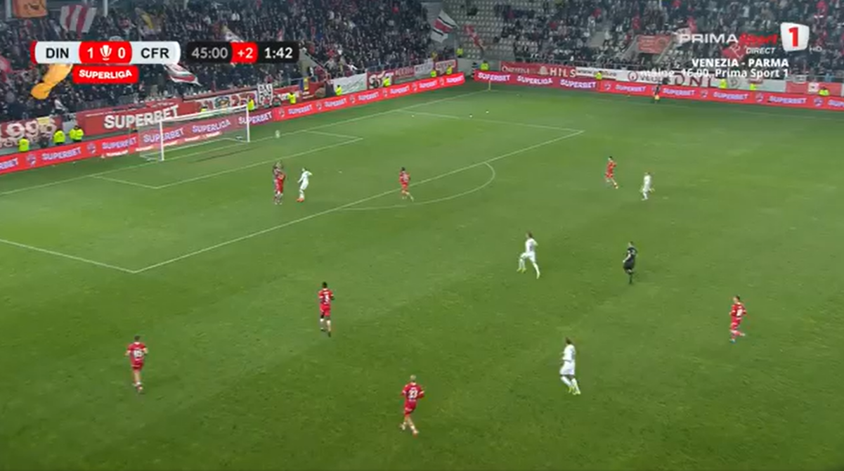 Golul lui Louis Munteanu din Dinamo - CFR