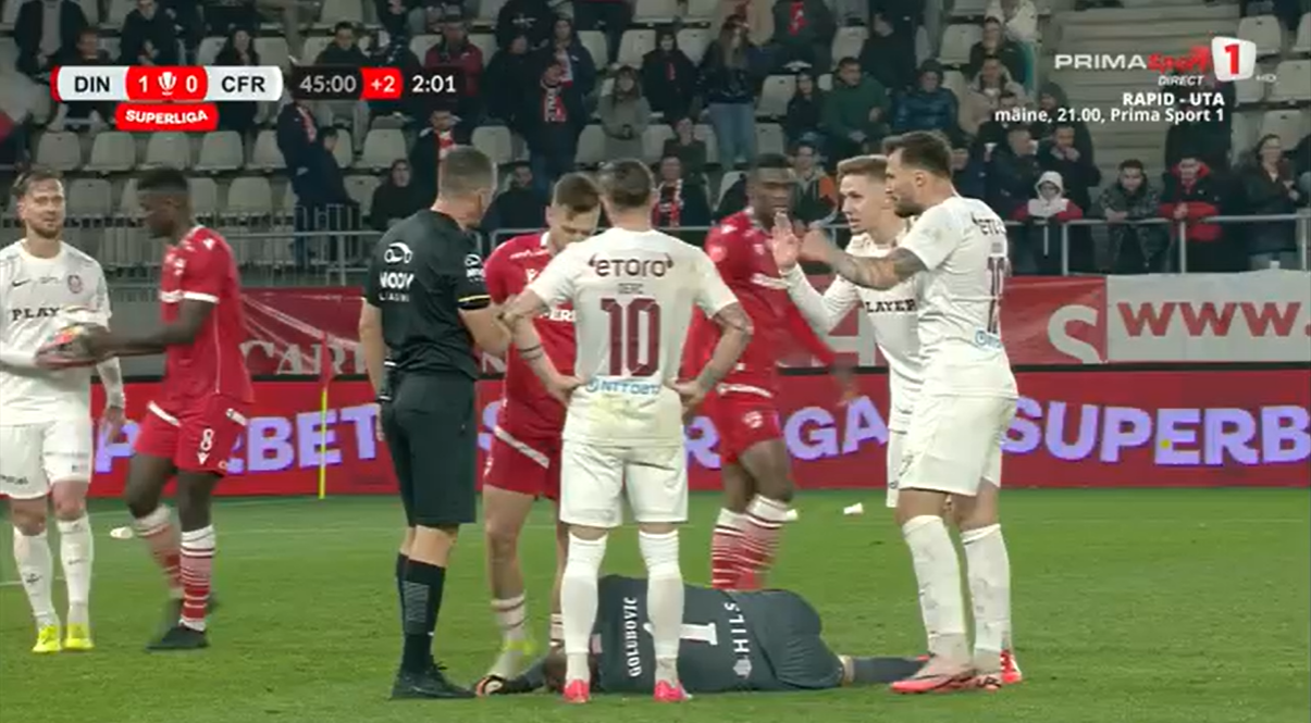 Golul lui Louis Munteanu din Dinamo - CFR