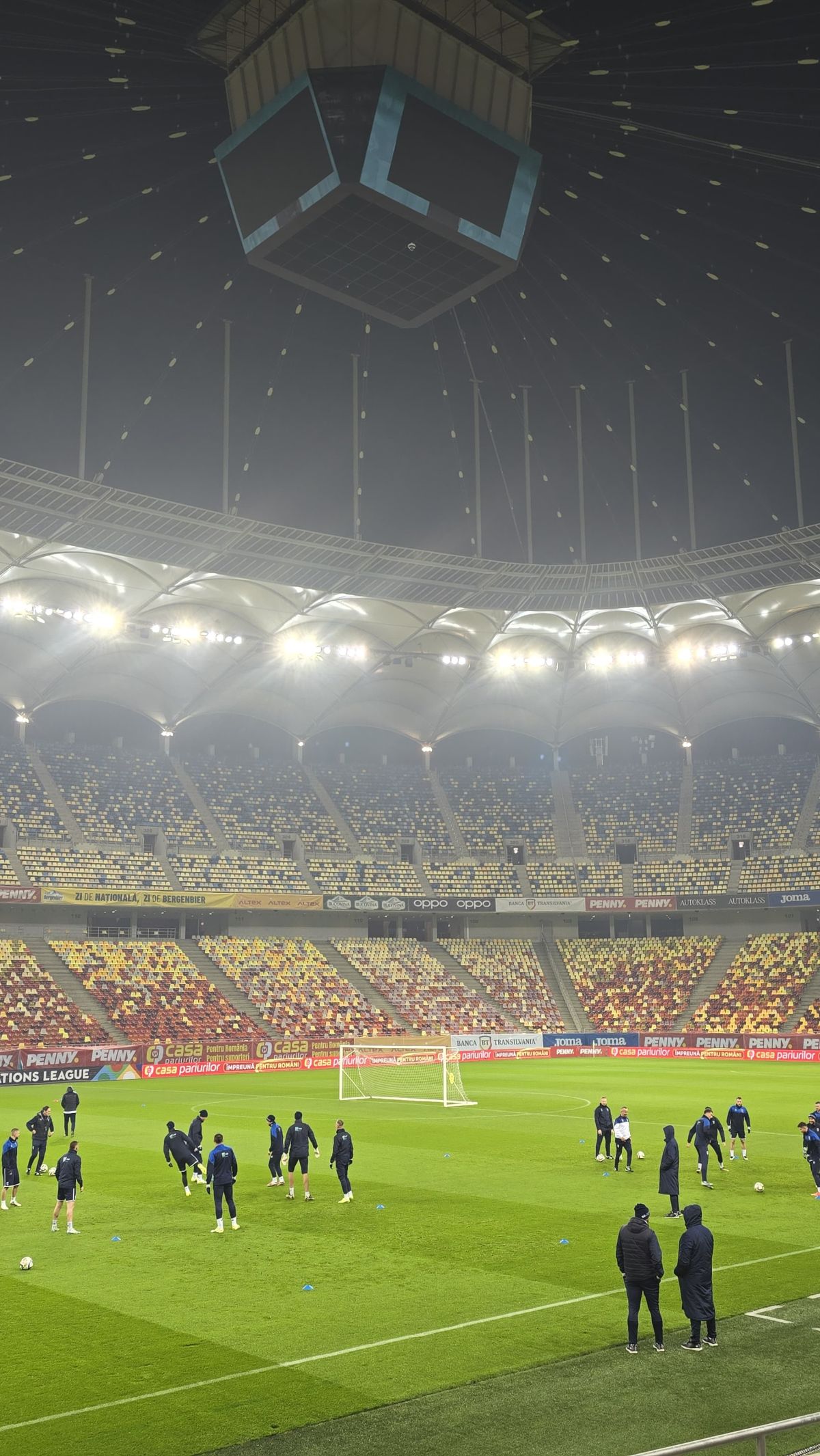 Jucătorii lui Franco Foda, joi seară, pe Arena Națională