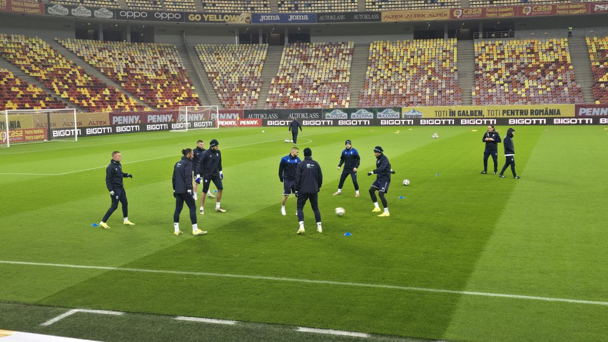 Jucătorii lui Franco Foda, joi seară, pe Arena Națională