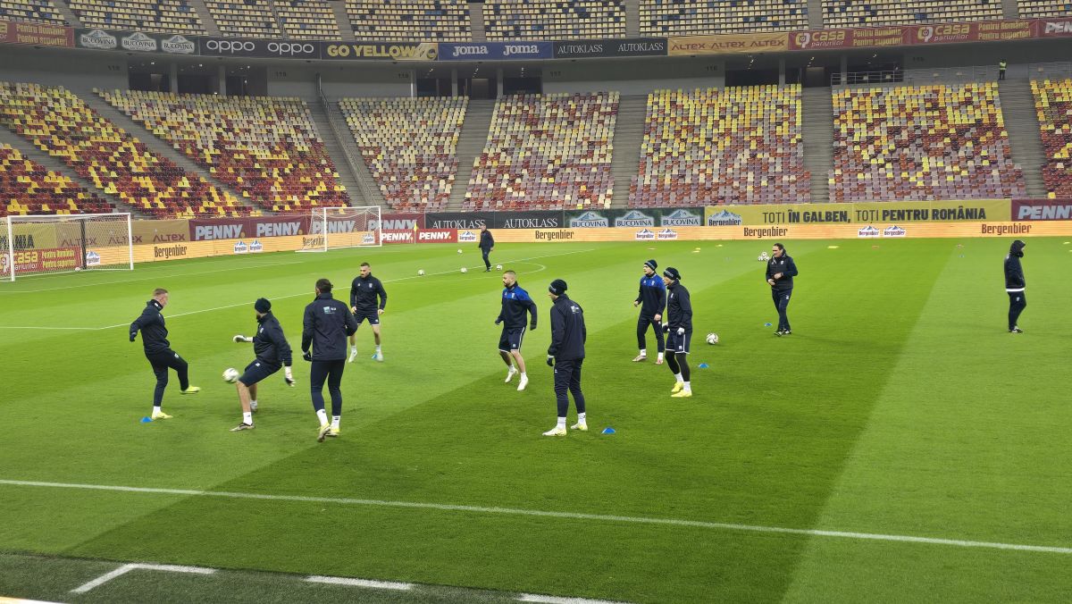 Jucătorii lui Franco Foda, joi seară, pe Arena Națională
