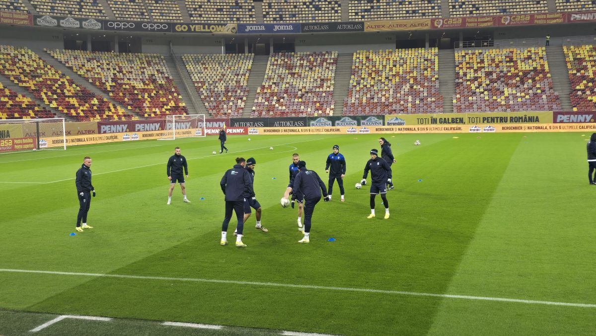 Jucătorii lui Franco Foda, joi seară, pe Arena Națională