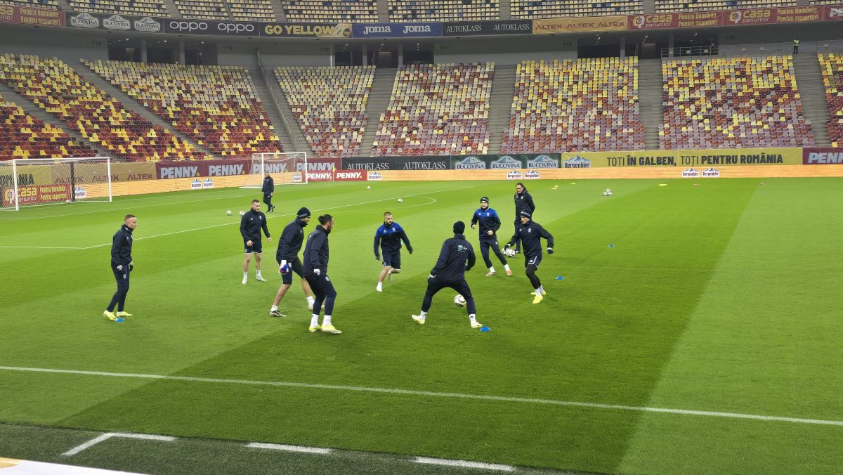 Jucătorii lui Franco Foda, joi seară, pe Arena Națională
