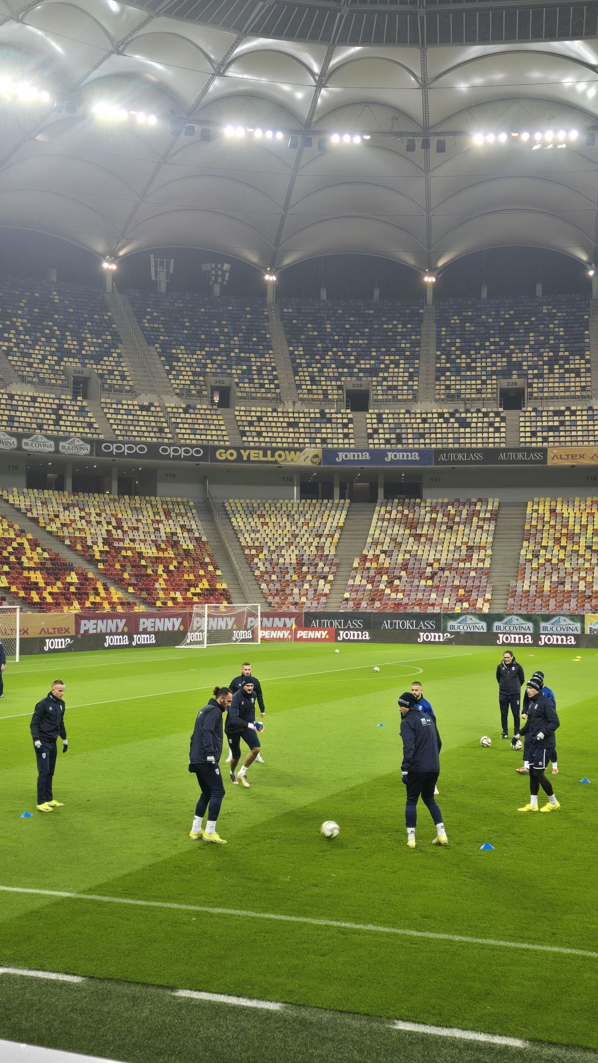 Jucătorii lui Franco Foda, joi seară, pe Arena Națională