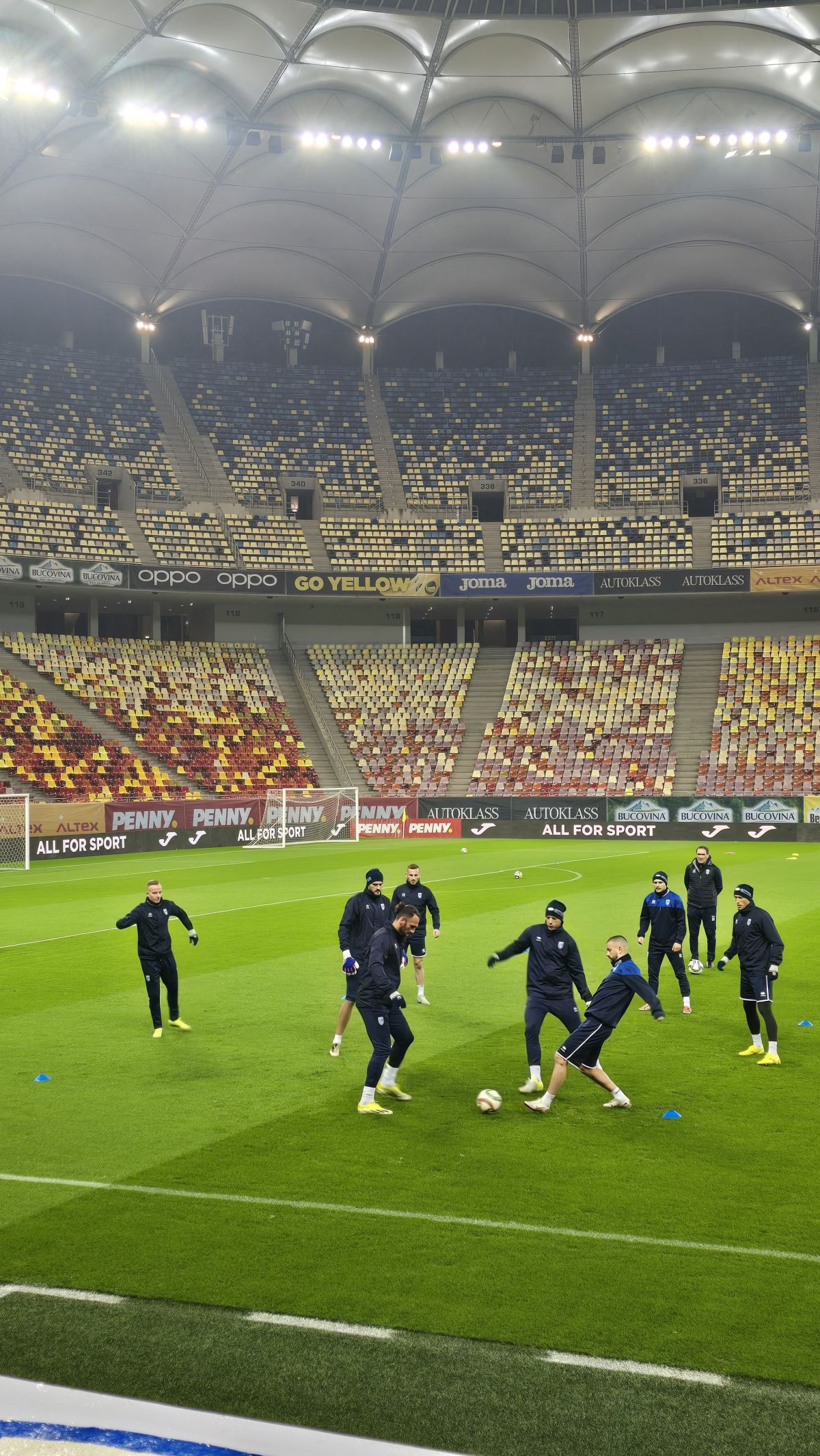 Jucătorii lui Franco Foda, joi seară, pe Arena Națională