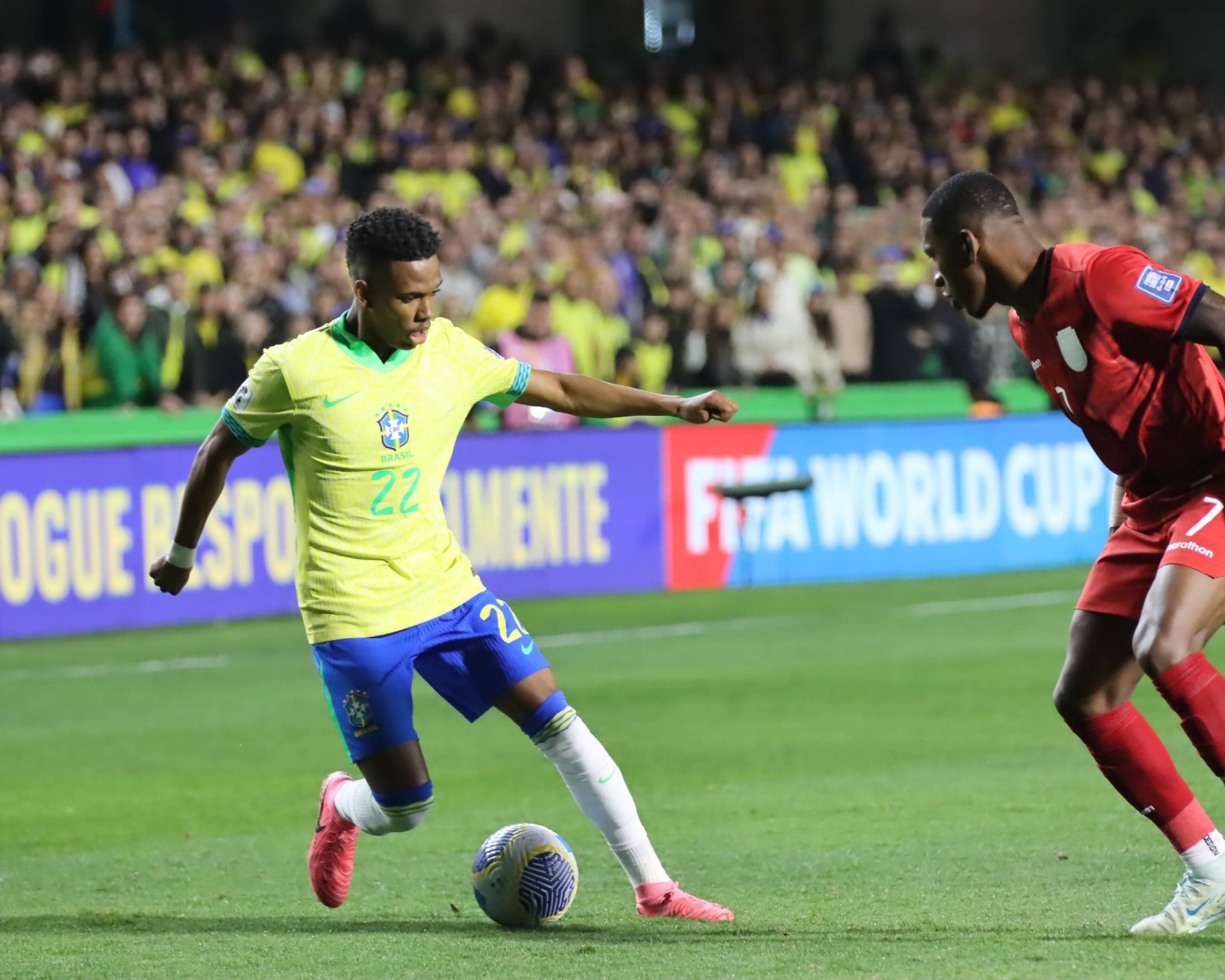 Startul lui Estevao la Selecao: 1-0 cu Ecuador (Foto: Imago)