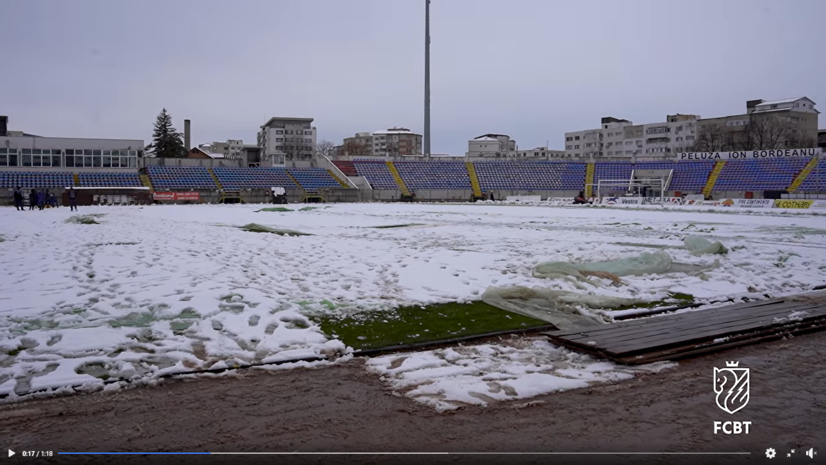 Stadionul din Botoșani înaintea meciului cu FCSB 3/9 (Captură Foto: Facebook - FC Botoșani)