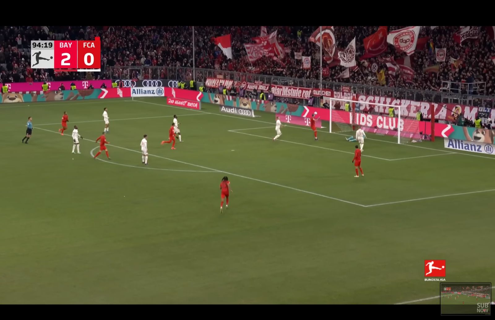 Gol Harry Kane în Bayern Munchen-Augsburg 3-0