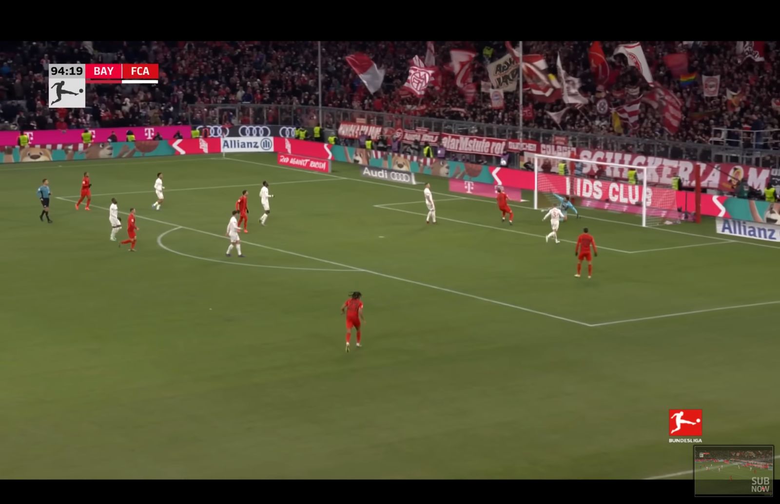 Gol Harry Kane în Bayern Munchen-Augsburg 3-0