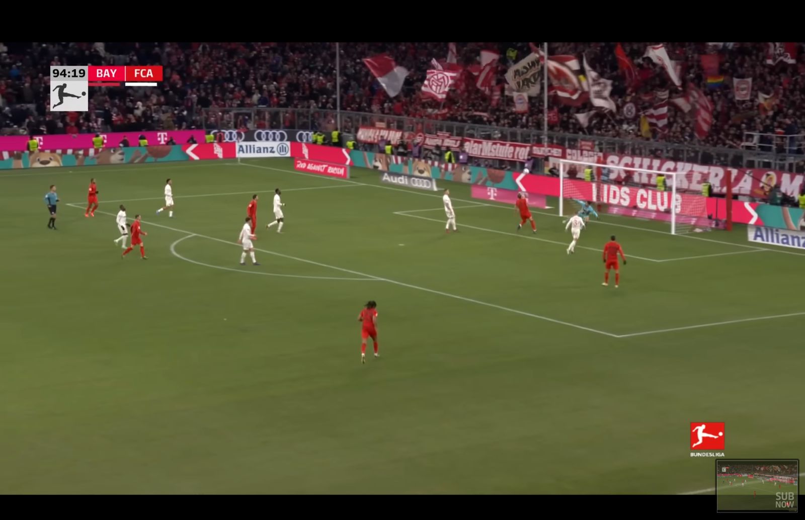 Gol Harry Kane în Bayern Munchen-Augsburg 3-0