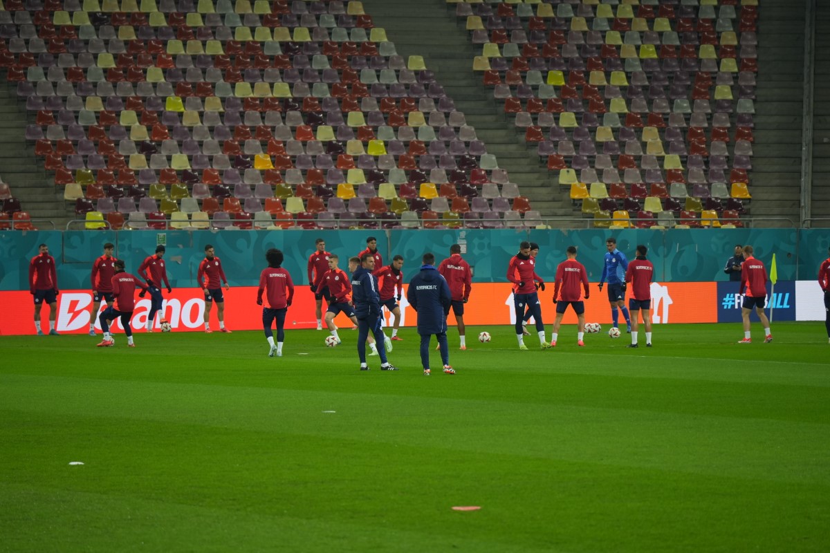 FCSB - Olympiacos. Antrenamentul grecilor. Foto: Iosif Popescu