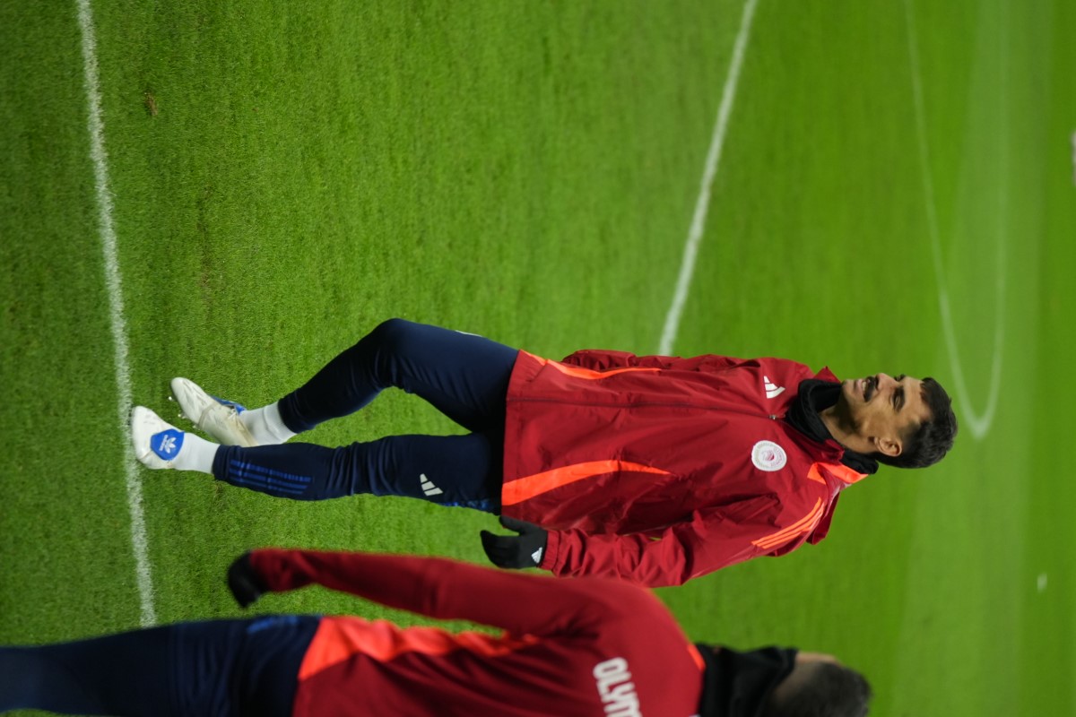 FCSB - Olympiacos. Antrenamentul grecilor. Foto: Iosif Popescu