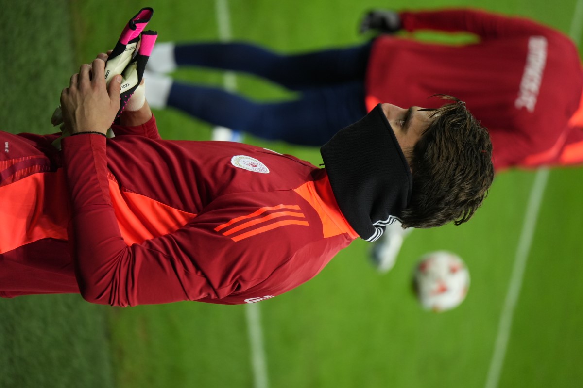 FCSB - Olympiacos. Antrenamentul grecilor. Foto: Iosif Popescu