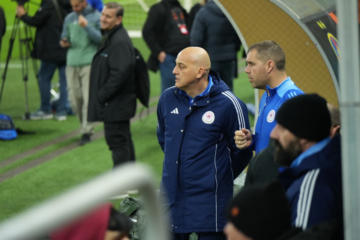FCSB - Olympiacos. Antrenamentul grecilor. Foto: Iosif Popescu