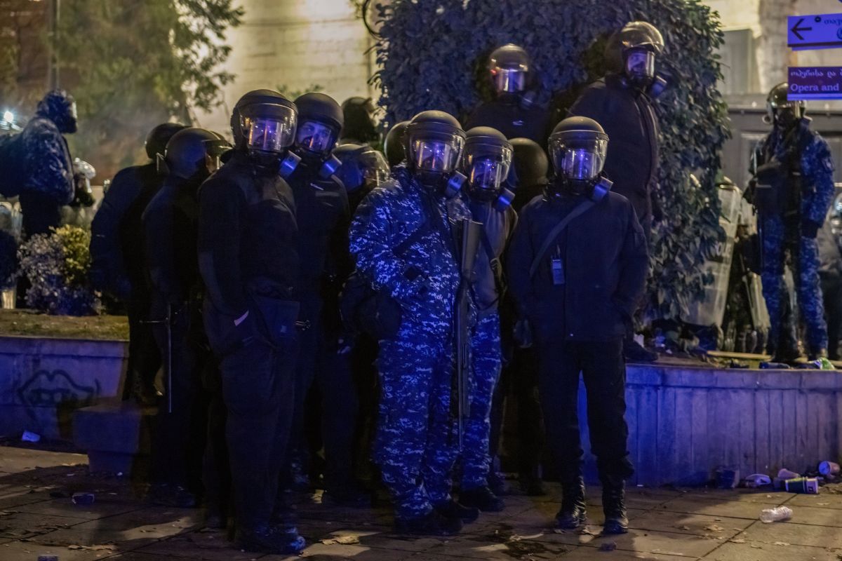 Incidentele violente în timpul protestelor antiguvernamentale din Georgia