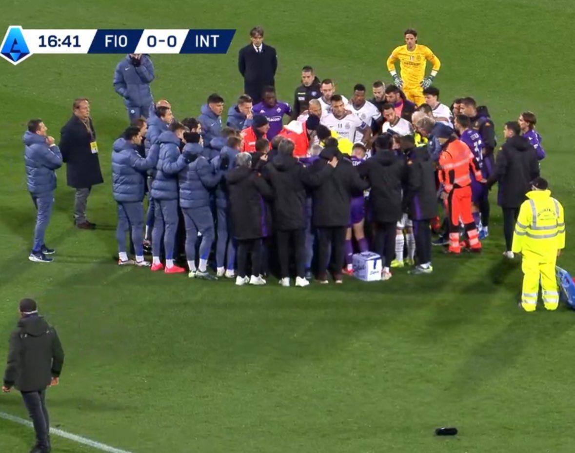 Fiorentina - Inter. Edoardo Bove s-a prăbușit pe teren