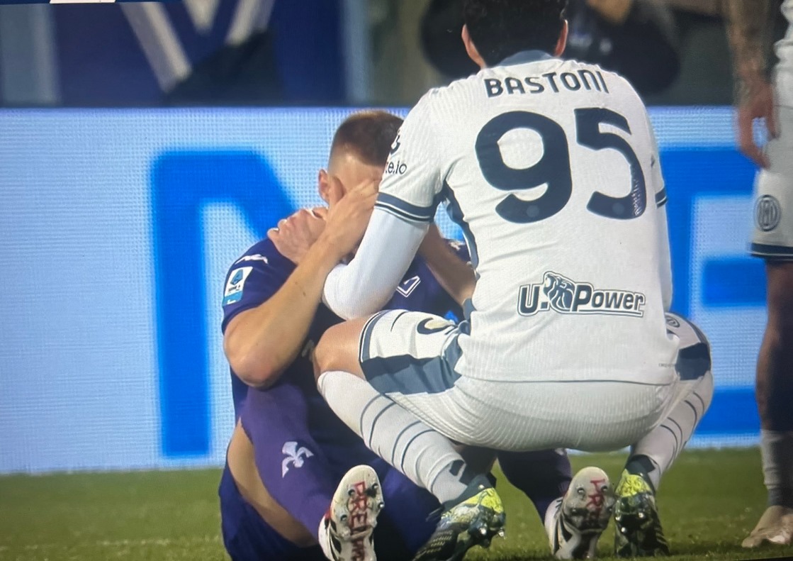 Fiorentina - Inter. Edoardo Bove s-a prăbușit pe teren