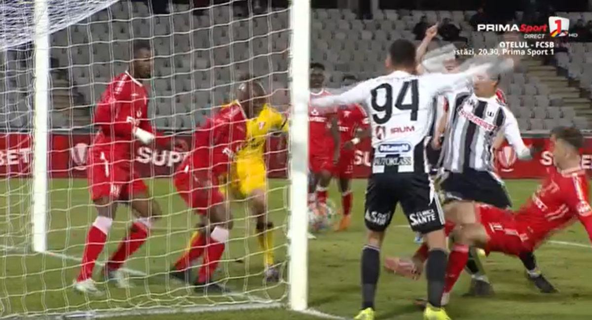 U Cluj - UTA Arad (Captură foto: Prima Sport 1)
