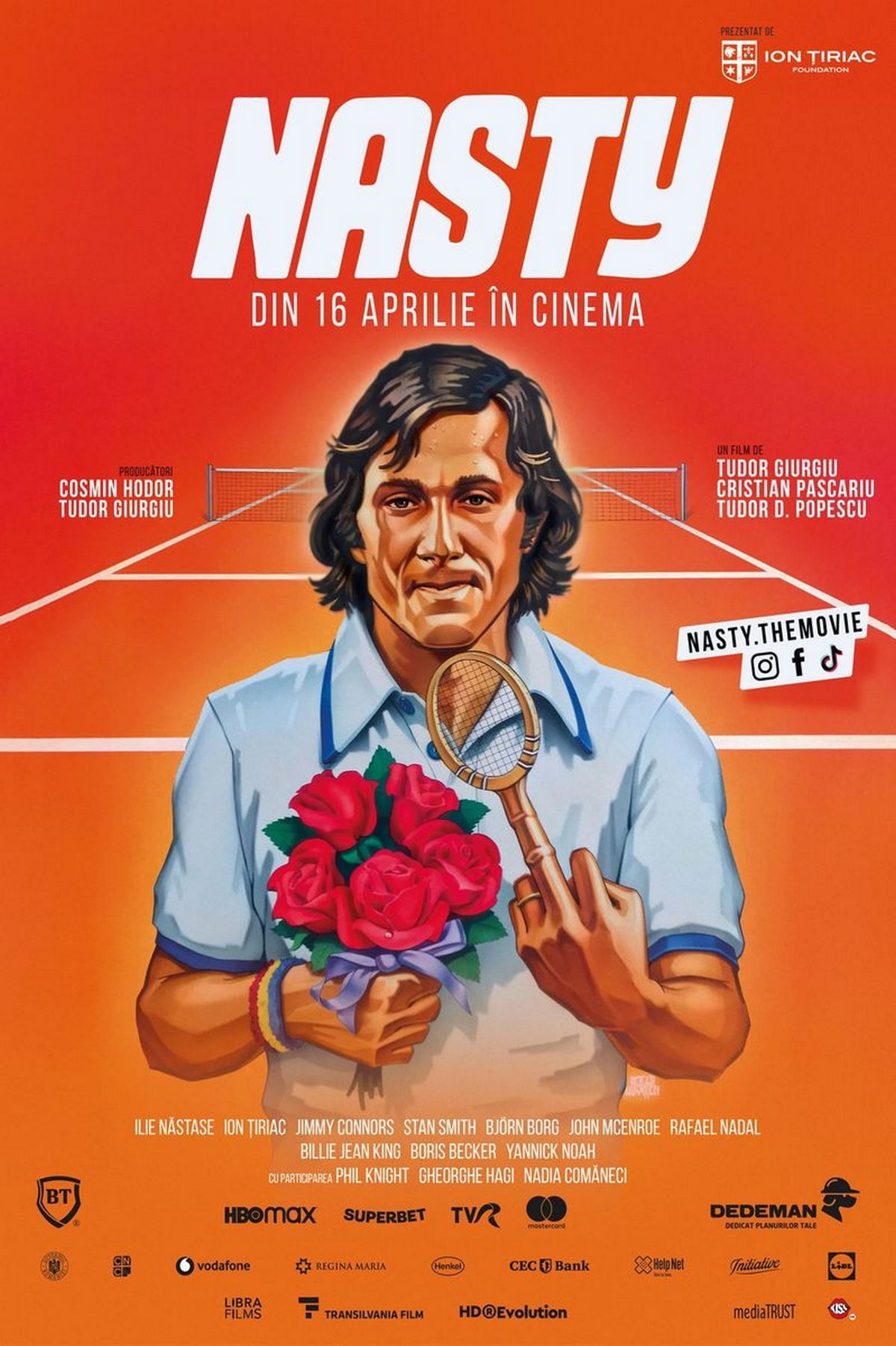 Prima experiență într-un film de lung metraj a lui Ilie Năstase a fost apariția în pelicula “Players” din 1979, alături de Ali MacGraw, Maximilian Schell, John McEnroe și Guillermo Vilas