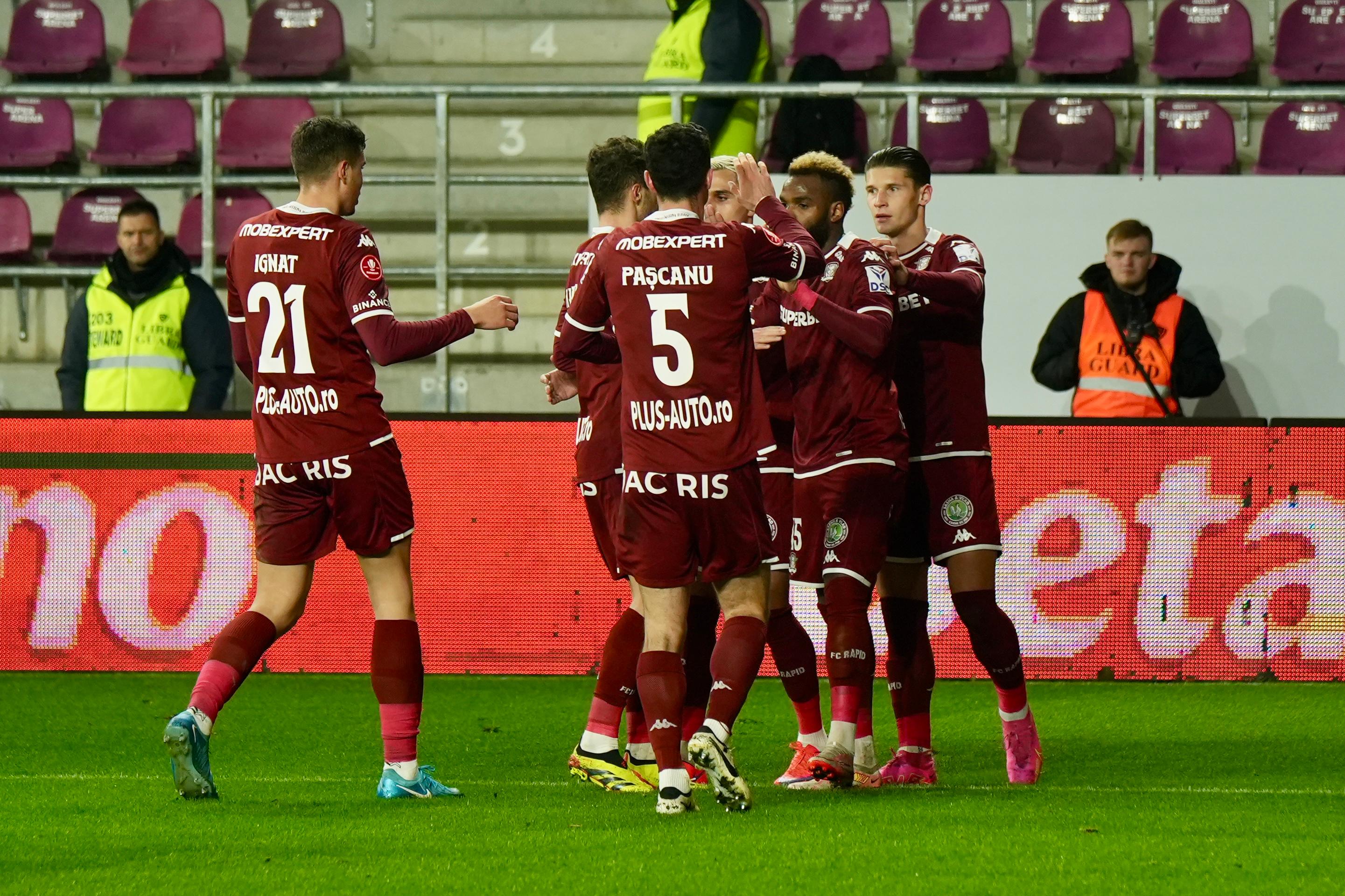 CS Afumati - Rapid, gol Boupendza. Foto Iosif Popescu / GOLAZO.ro