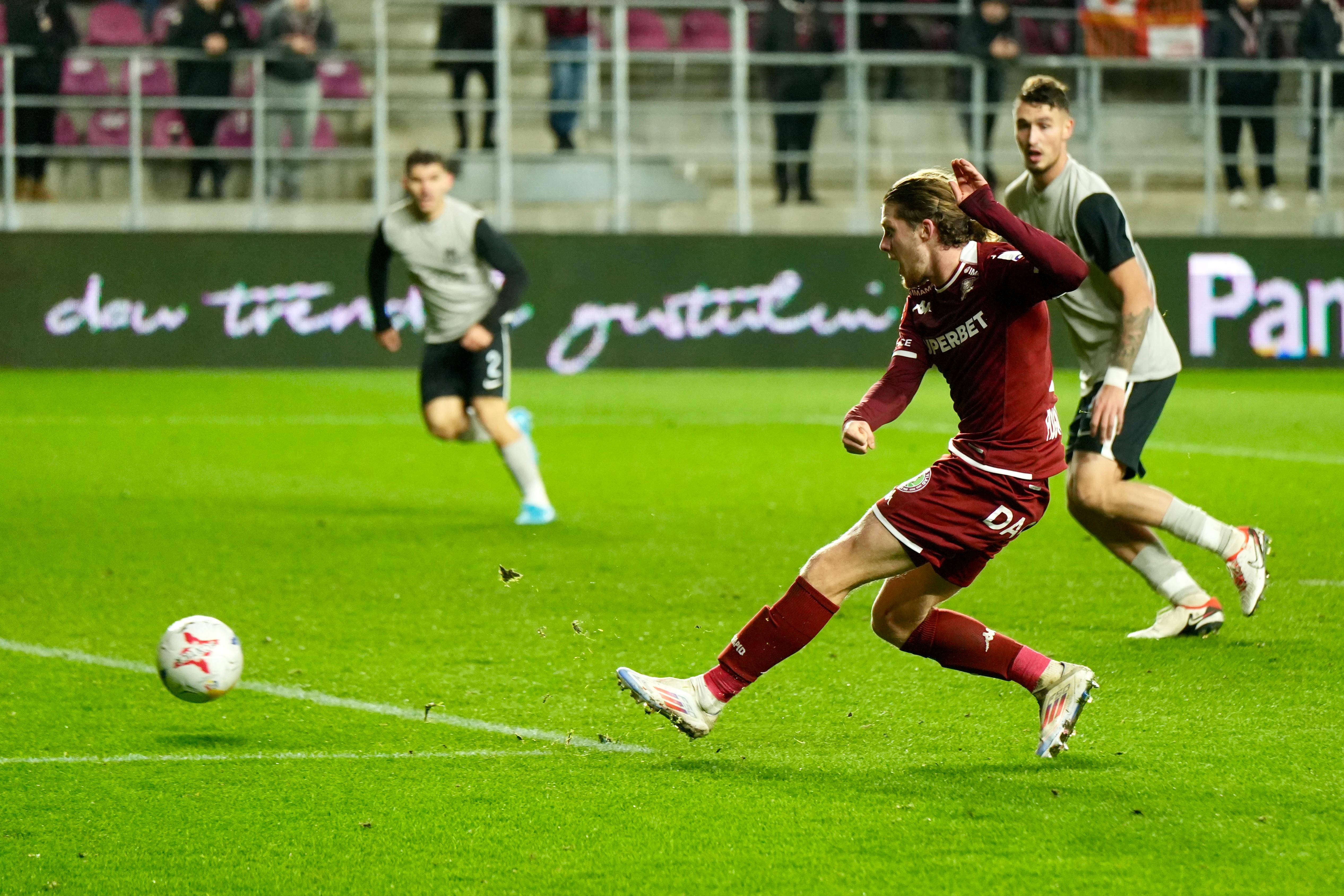 CS Afumati - Rapid, gol Emmers. Foto: Iosif Popescu / GOLAZO.ro