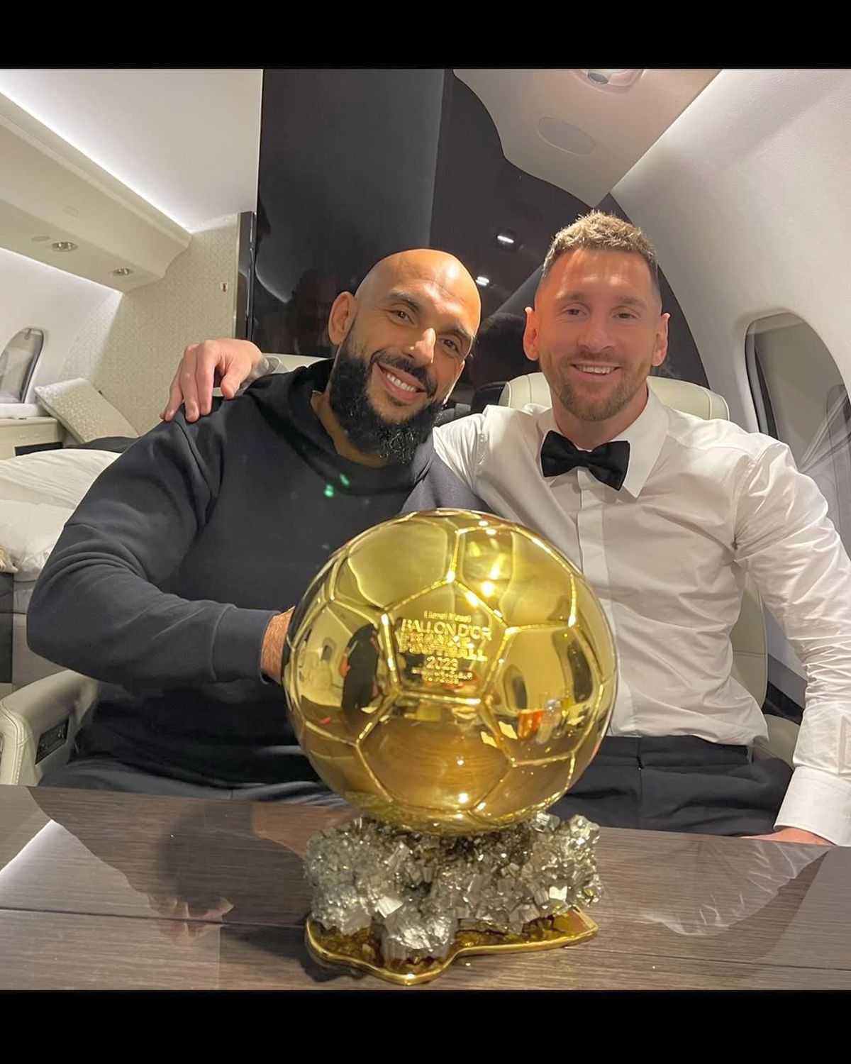 Yassine Cheuko, bodyguardul lui Lionel Messi (foto: Instagram)