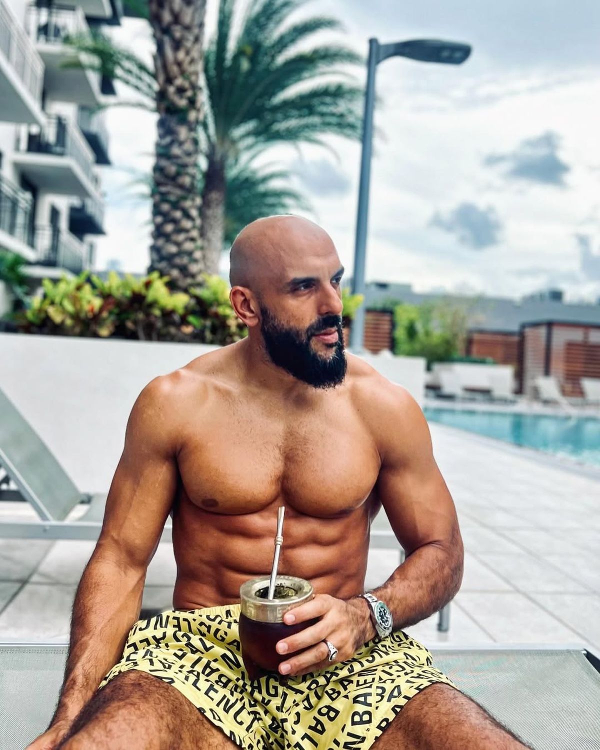 Yassine Cheuko, bodyguardul lui Lionel Messi (foto: Instagram)