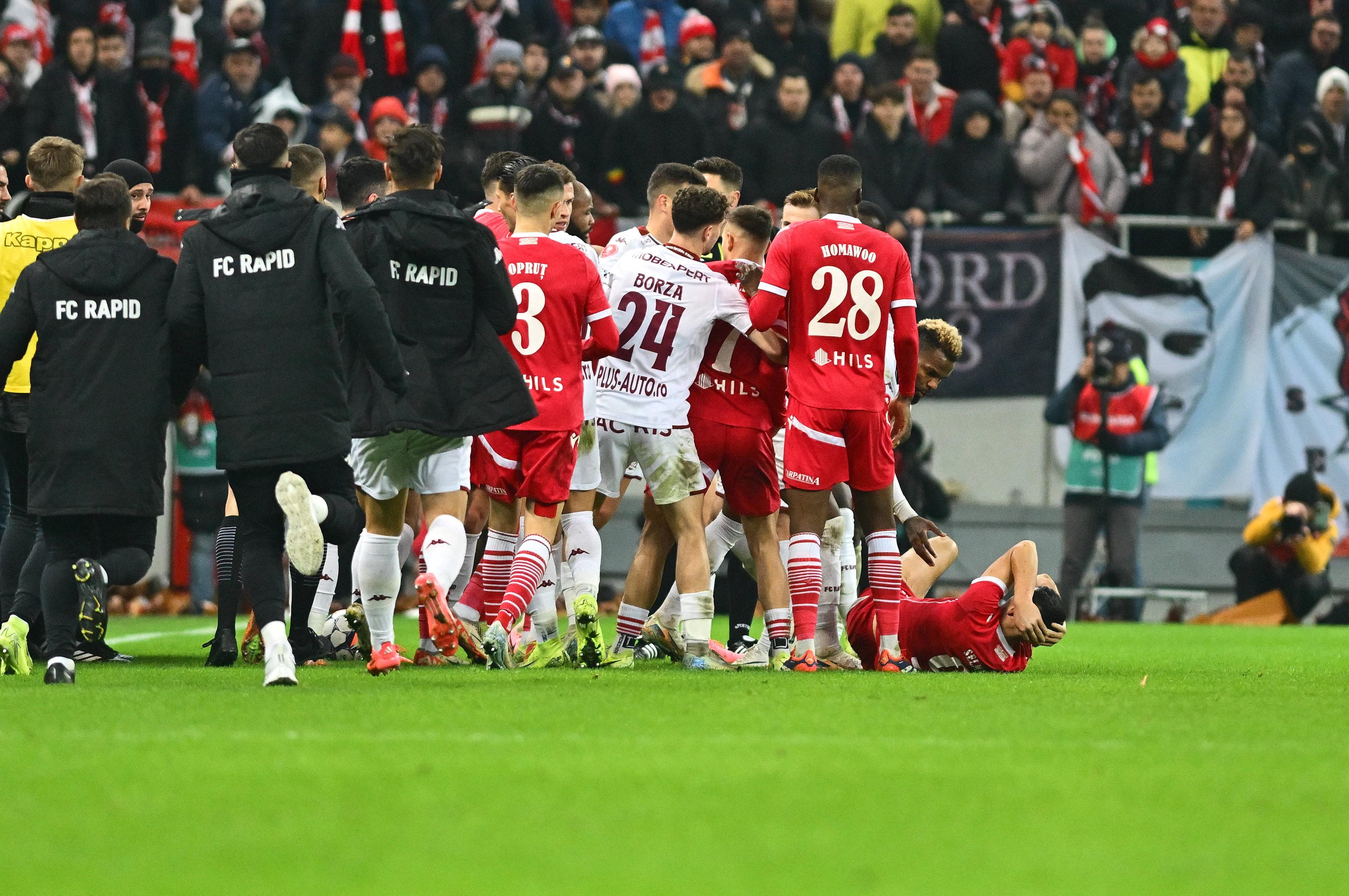 Dinamo-Rapid (altercație)