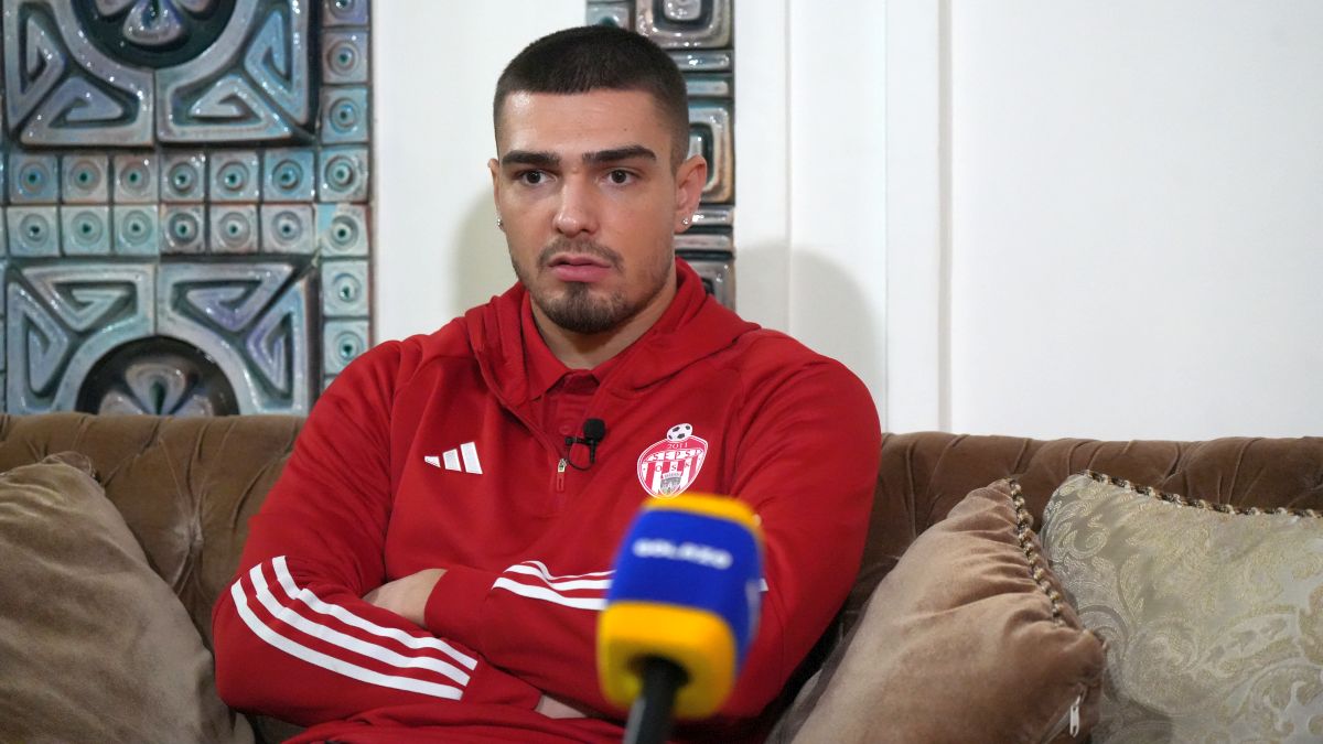 Denis Ciobotariu, interviu pentru GOLAZO.ro din cantonamentul lui Sepsi (foto: Iosif Popescu/GOLAZO.ro)