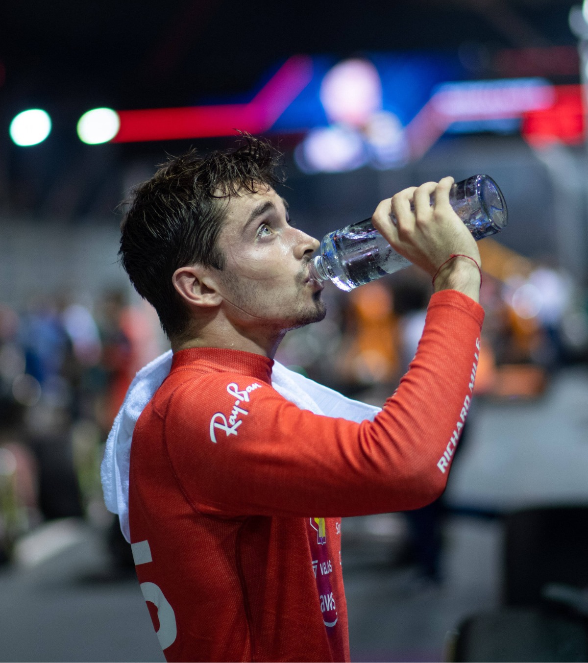 Charles Leclerc, după cursa din Singapore 2024 (FOTO: Imago)