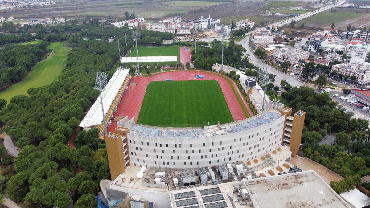Gloria Sports Arena, baza de pregătire în care e cazată FCSB în Antalya (foto: Iosif Popescu/GOLAZO.ro)