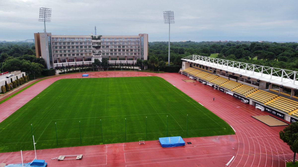 Gloria Sports Arena, baza de pregătire în care e cazată FCSB în Antalya (foto: Iosif Popescu/GOLAZO.ro)