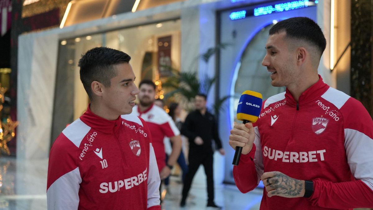 Raul Opruț, de la Dinamo, reporter GOLAZO.ro pentru o zi (foto: Iosif Popescu/GOLAZO.ro)
