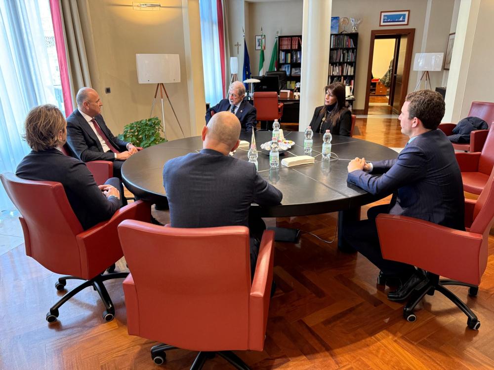 Dan Șucu, întâlnire cu guvernatorul Liguriei FOTO tuttomercatoweb.com