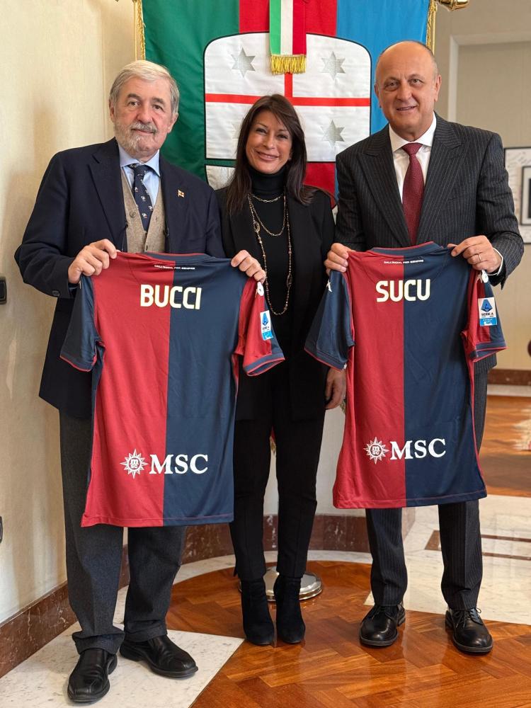 Dan Șucu, întâlnire cu guvernatorul Liguriei FOTO tuttomercatoweb.com