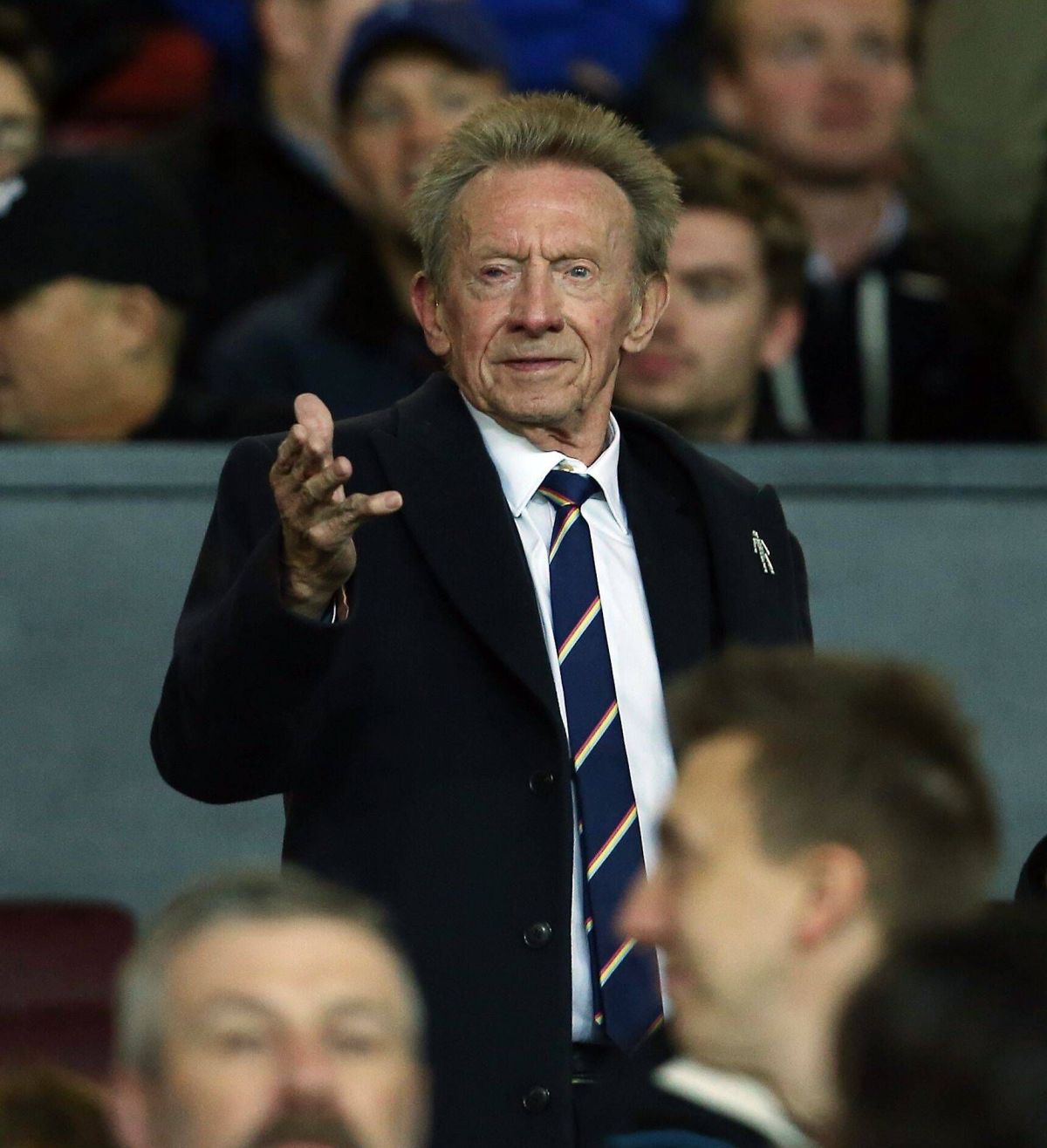 Denis Law, în 2018, pe Old Trafford Foto: Imago