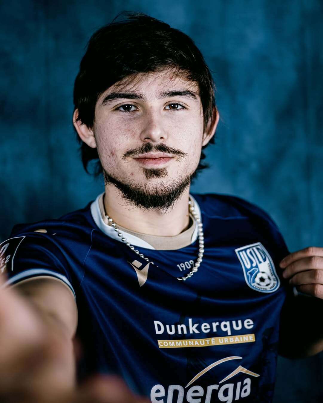 Alexi Pitu a semnat oficial cu USL Dunkerque/ FOTO:Instagram @usldunderque.jpg