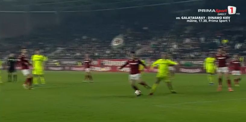 Faza reclamată de Andrei Gheorghiță (Captură foto: Prima Sport)