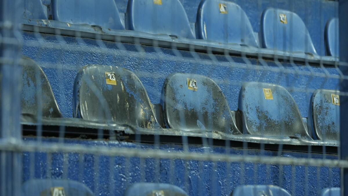 Arena 1 (Clinceni), înainte de Unirea Slobozia - Dinamo. Foto: GOLAZO.ro