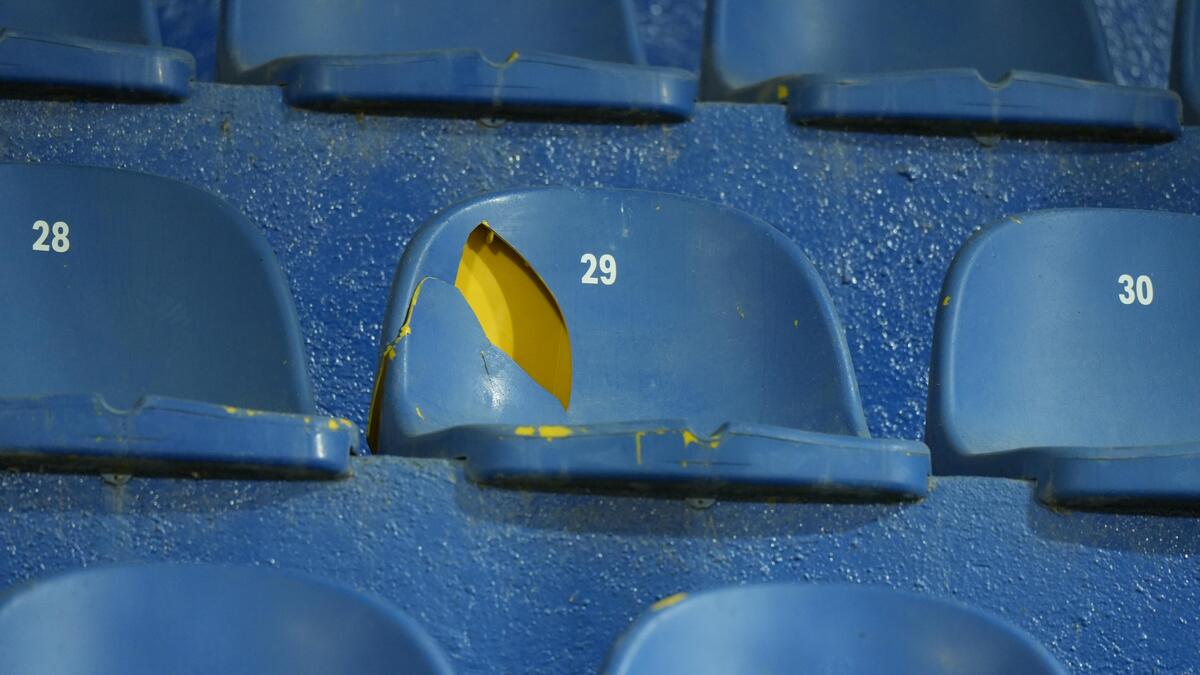 Arena 1 (Clinceni), înainte de Unirea Slobozia - Dinamo. Foto: GOLAZO.ro