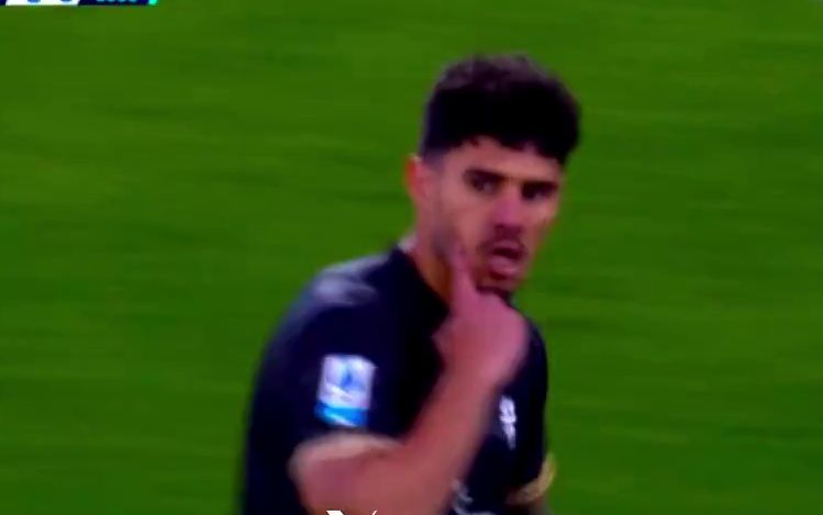 Florinel Coman, gol la debutul la Cagliari. Capturi FuboTV (7).jpg