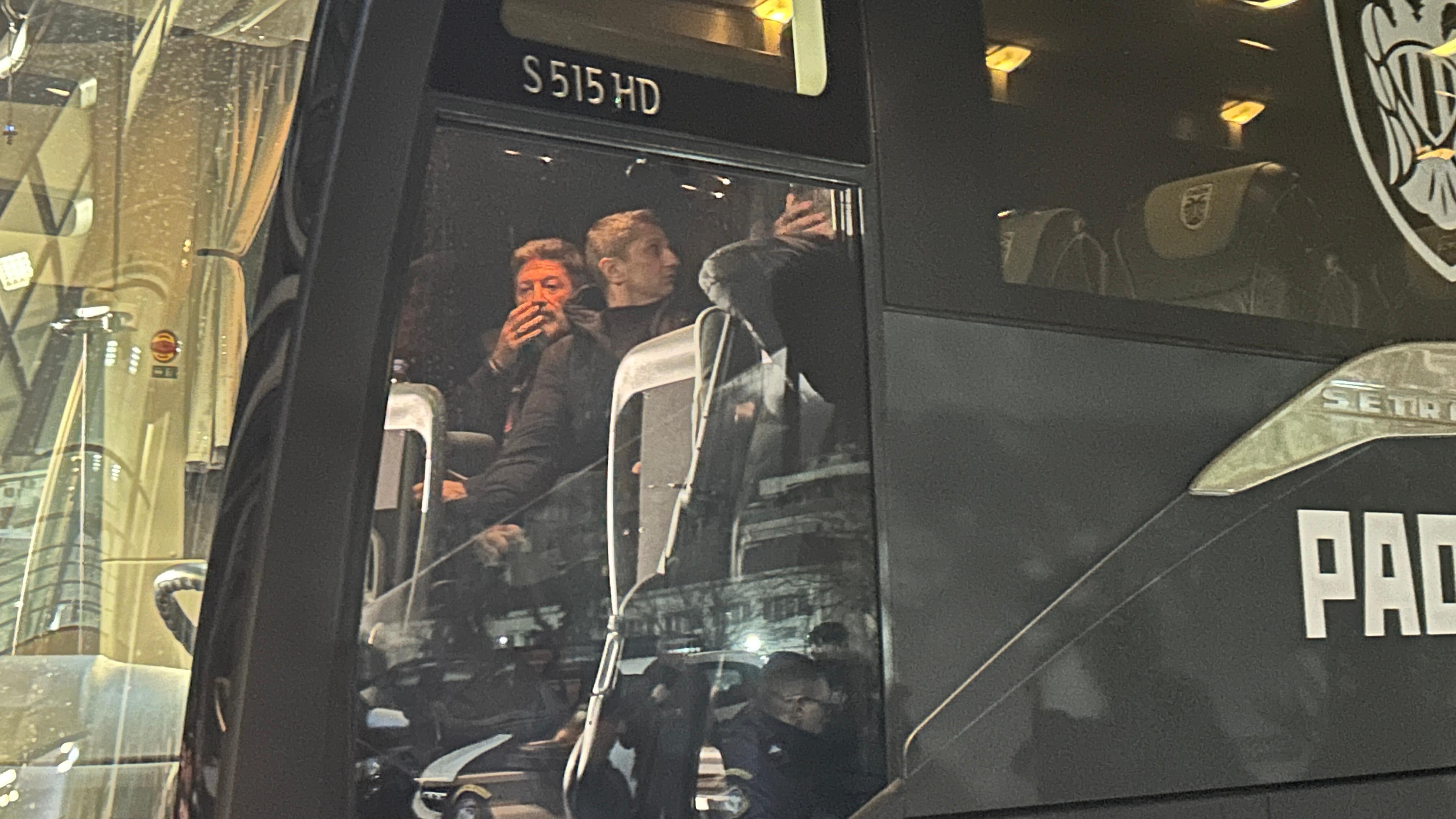 PAOK - FCSB. Sosirea echipelor la stadion